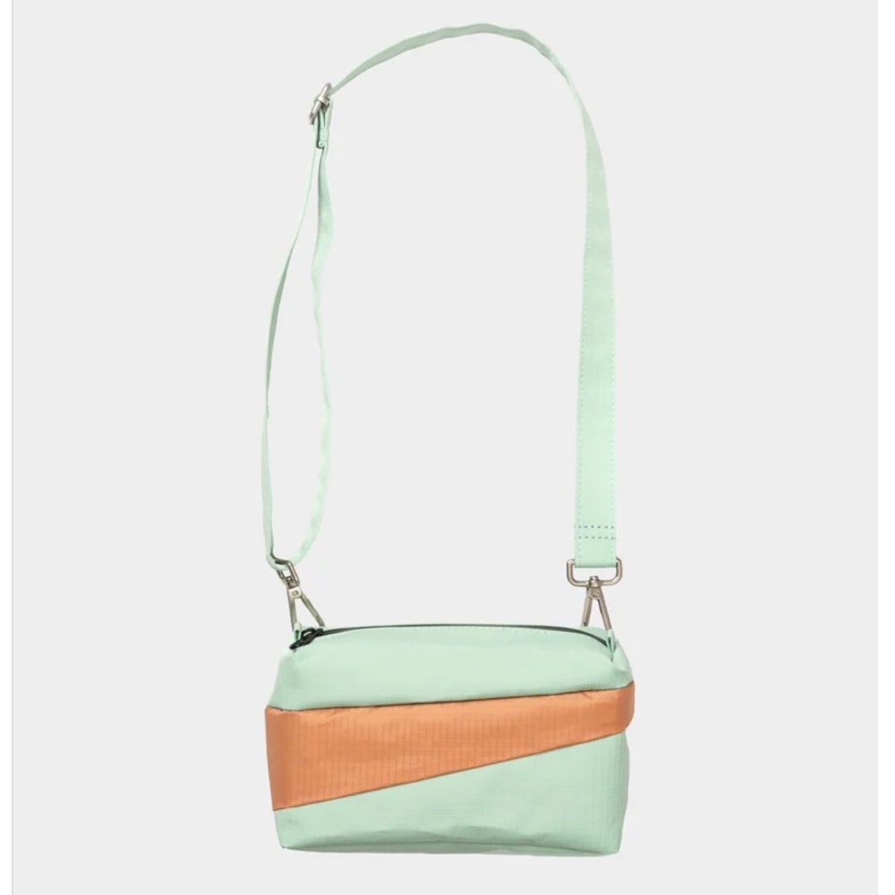 Mint and Peach Crossbody Bag